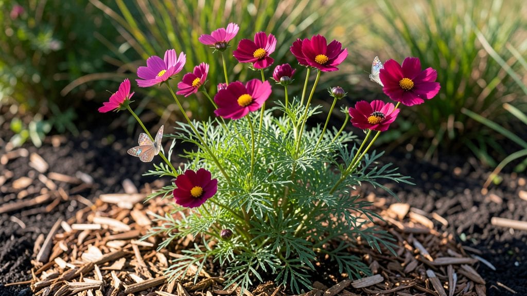 Cosmos Garden Design: Whimsical Arches and Season-Long Color