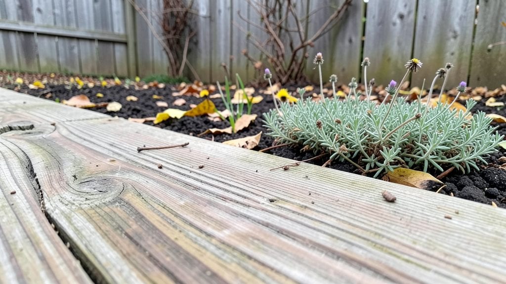 Decking Garden Bed: Vertical Privacy Screen With Year-Round Greenery