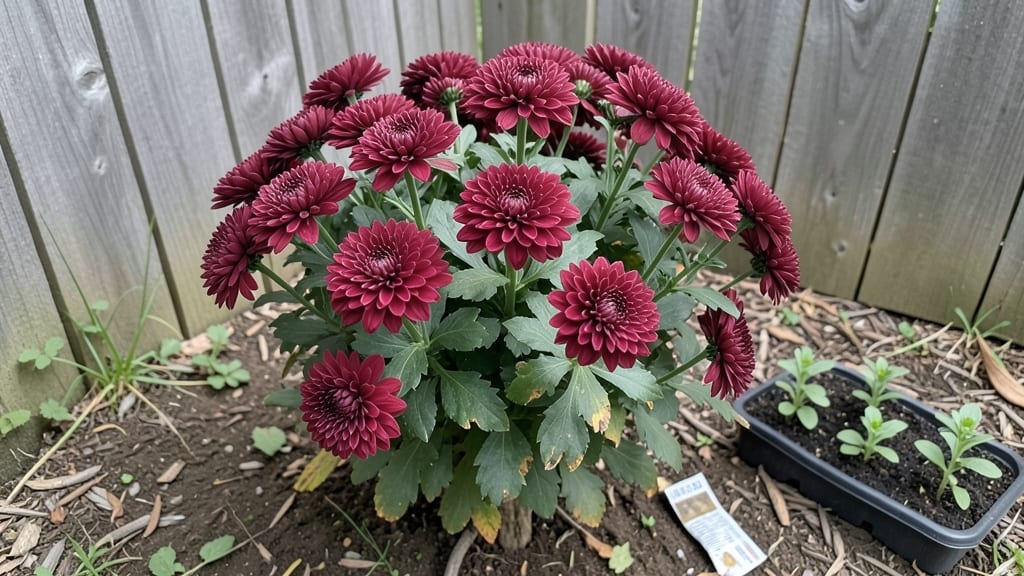 Garden Chrysanthemum Seeds: Bold Color Blooms in Compact Spaces