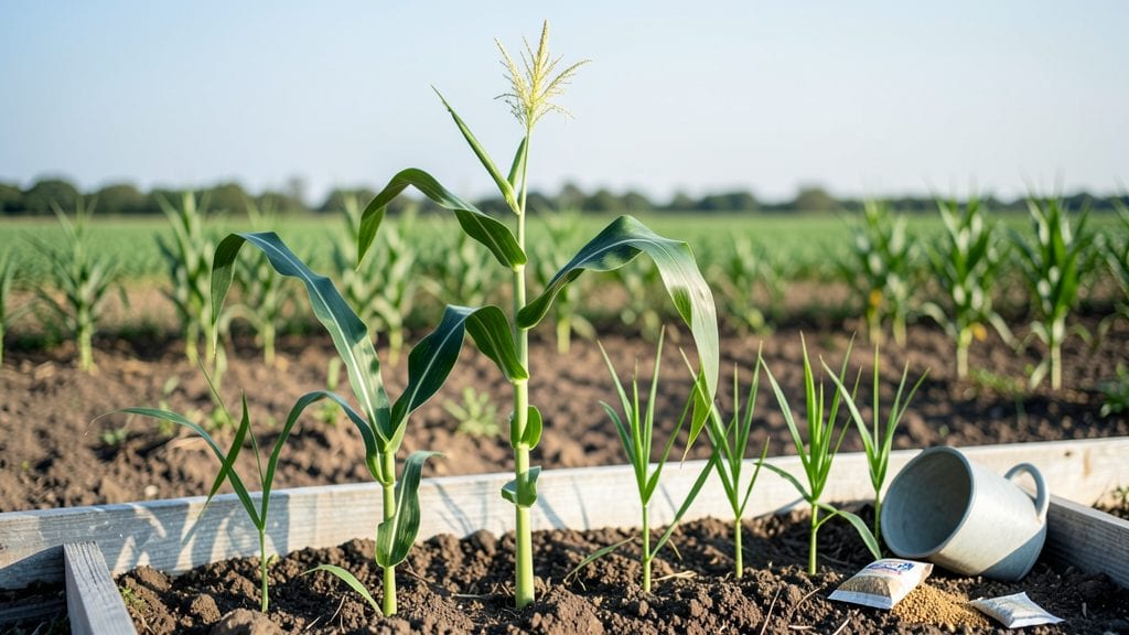 Garden Corn Spacing: Optimal Rows for Bountiful Harvests