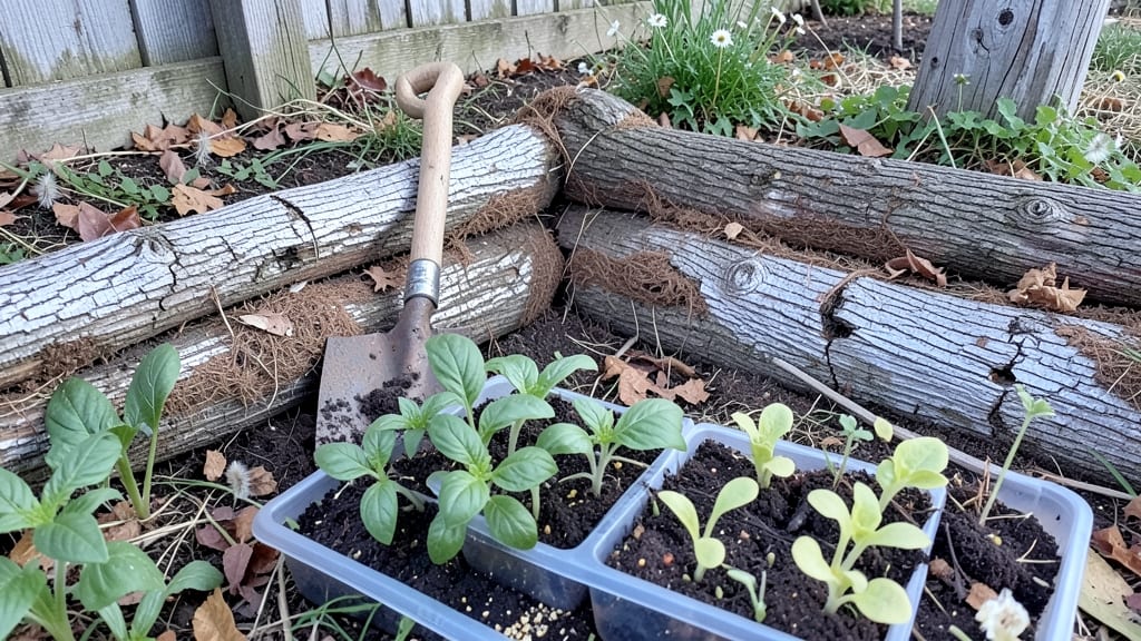 Hugelkultur Garden Bed: Layered Soil Oasis for Year-Round Plant Thriving