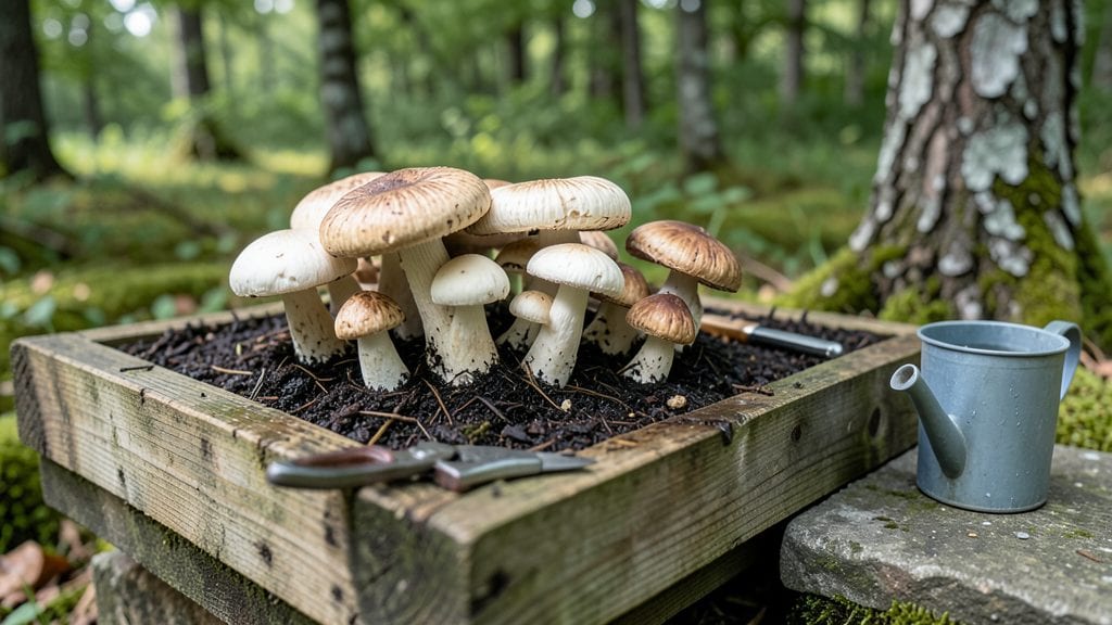 Identify Garden Mushrooms: Quick Guide to Leaf, Stem, and Cap Clues