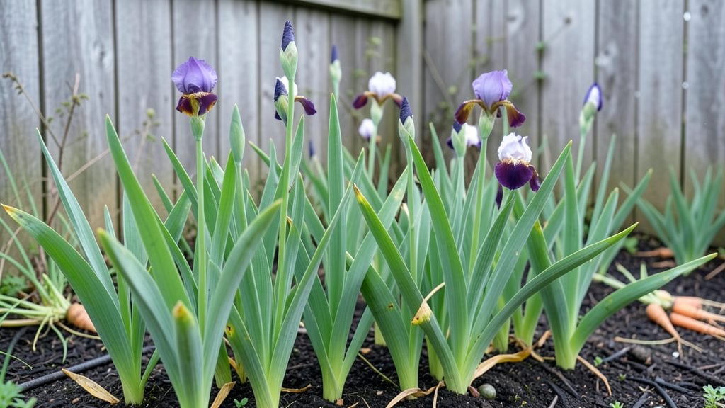 Iris Garden Design: Vertical Elegance for Compact Spaces