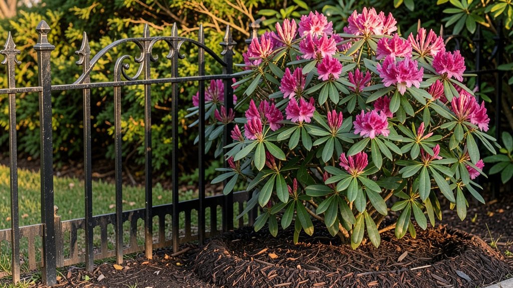 Iron Garden Fence: Bold Privacy Screen With Rustic Charm