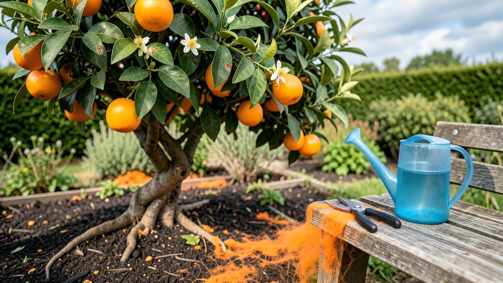 Orange Fungus Garden: Preventative Care for Thriving Soil