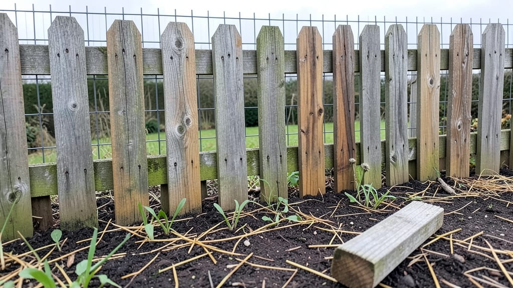 Short Picket Fence For Gardens: Rustic Charm That Defines Garden Borders