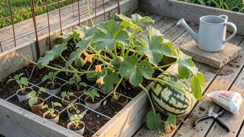 Watermelon Square Foot Gardening: Space-Saving Harvest in Compact Spots