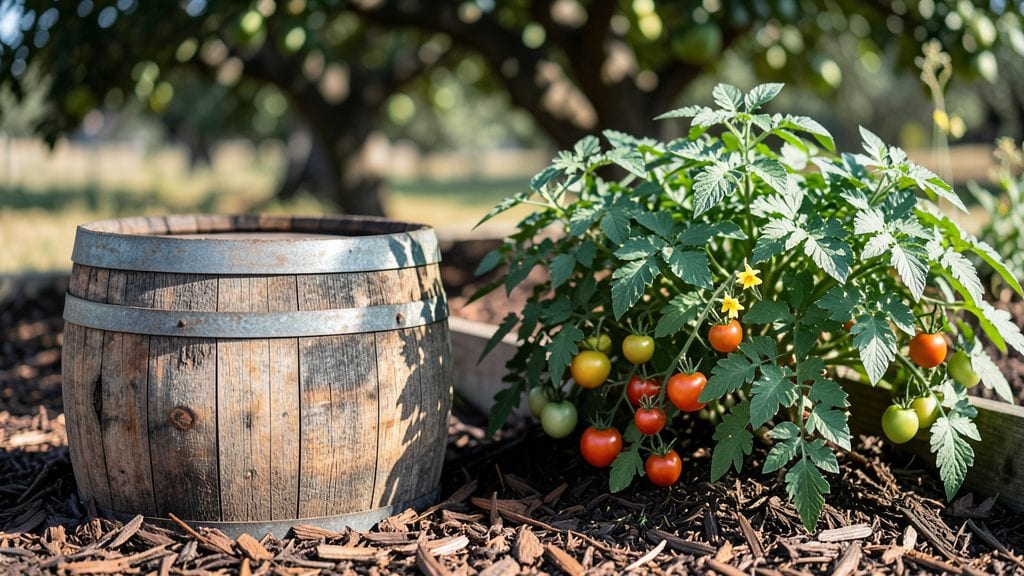 Wine Barrel Garden: Rustic Planters That Double as Decor
